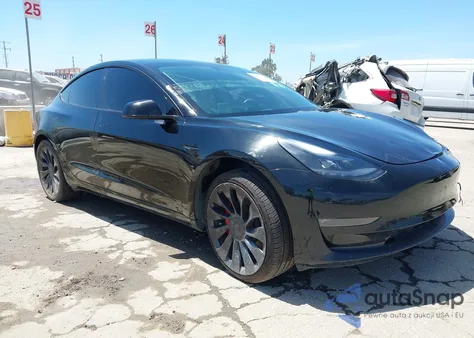 2023 Tesla Model 3 Performance Dual Motor All-Wheel Drive из США, поврежденный, VIN 5YJ3E1ECXPF683778